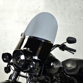Harley Davidson Flhr/L Road King 1999-2006 plexi štít - Lehce kouřové / 50 cm / Černá