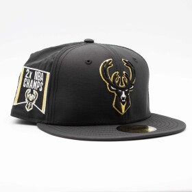 New Era Pánská kšiltovka Milwaukee Bucks NBA 2x Champs Ripstop 59FIFTY Fitted Velikost: 7 1/4