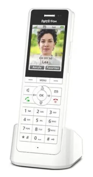 FRITZ!Fon X6 bílá / DECT telefon / Handsfree / barevný displej 2,4" (20002987)