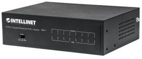 Intellinet Switch 8 Port Gigabit Ethernet PoE+ 60W / 8-port / 1000 Mbps / 16x PoE+ (561204)