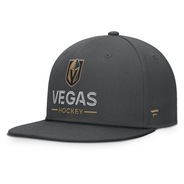 Fanatics Pánská kšiltovka Vegas Golden Knights NHL Authentic Pro A/Cap Flat Brim Square Visor Structured Adjustable