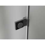 MEXEN/S - Lunar-B L sprchový kout dveře křídlové pravá 100 x 70, transparent, grafit metal 832L-100-070-95-00-P