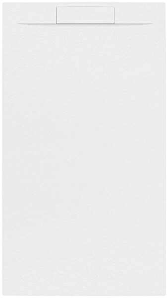 Sprchová vanička obdélníková SAT Fusion 160x80 cm litý mramor Blanco SATFU16080BL SATFU16080BL