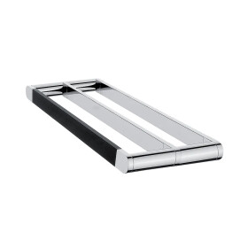Nimco Nava chrom - černá mat držák na ručníky dvojitý 45 cm NA 28046D NA 28046D