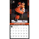 JF Turner Kalendář NHL Gritty 2027 Wall Calendar