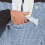 KARPOS Rocchetta Vogue Hoodie Half Zip Fleece, Windw.Blue/Black/Illusion Blue velikost: L