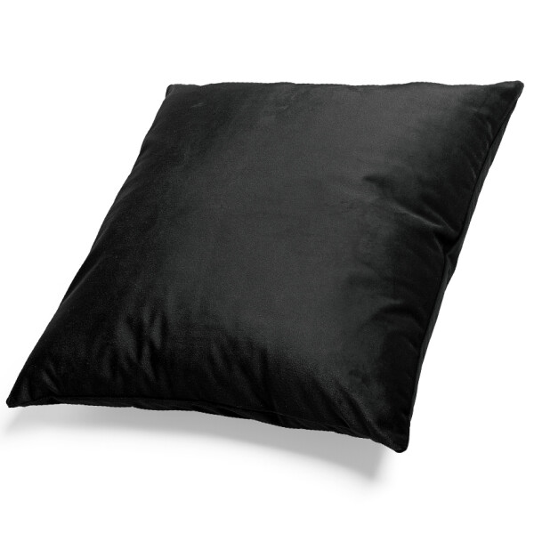 Mikroplyšový povlak na polštář 50x50 cm Černý