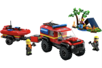 LEGO® City 60412 Hasičský vůz 4x4 záchranný člun