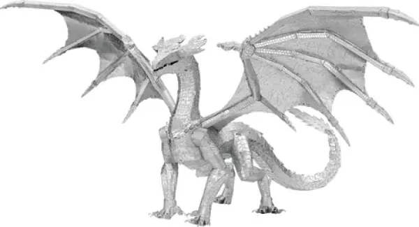 Metal Earth 3D puzzle Premium Series: Ocelový drak
