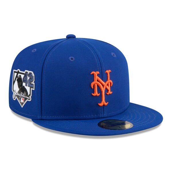 New Era Pánská kšiltovka New York Mets MLB 2026 Jackie Robinson Day 59FIFTY Fitted Velikost: 7 1/4