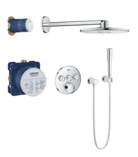 GROHE - SmartControl Perfect Sprchový set 310 s baterií pod omítku, 2 proudy, chrom 34709000