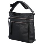 Moderní dámská koženková crossbody Anup, černá