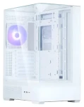 Zalman P40 Prism bílá / Mini-ITX / 2x USB 3.0 + 1x USB-C / 1x 120mm ARGB / bez zdroje / panoramatická bočnice (P40 Prism White)