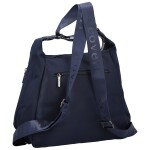 Trendy dámský textilní kabelko-batoh Coveri Venesta, modrý