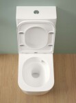 Kielle - Arkas I WC kombi set s nádržkou a sedátkem softclose, Vortex, bílá 30211000
