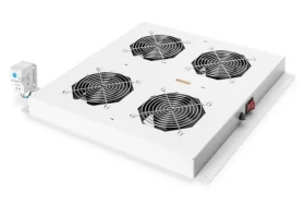 DIGITUS 19" šedá / Větrací jednotka / 4 ventilátory / termostat / pro Unique, Dynamic (DN-19 FAN-4-N)