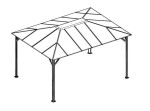 Náhradní prosklení pro altán – LANITPLAST 43, čirý PC 6 mm