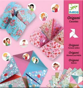 DJECO Origami Nebe, peklo, ráj růžová