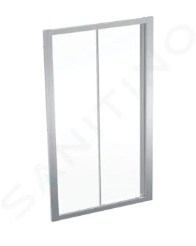 GEBERIT - GEO Sprchové dveře 110x190 cm, stříbrná/čiré sklo 560.143.00.2