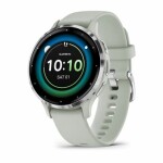 Garmin Venu 3S stříbrno-šedá / Chytré hodinky / 1.2" / BT / ANT+ / Wi-Fi / 5ATM (010-02785-01)