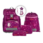 Školní aktovka HAMA Step by Step CLOUD, 5-dílný set - Sweet Unicorn Nuala