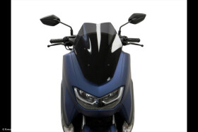 Yamaha Nmax 125 21-24, Nmax 155 22-24 Skútr plexi Powerbronze 400 mm - ohnivě červená