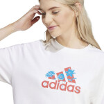 Dámské tričko adidas Flower Pack Badge of Sport bílá IT1421