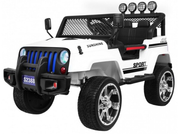 Mamido Elektrické autíčko Jeep Raptor 4x4 bílé