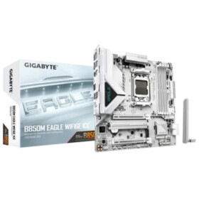 GIGABYTE MB Sc AM5 B850M EAGLE WF6E ICE, AMD B850, 4xDDR5, 1xHDMI, 2xDP, Wifi, mATX EDF_1706337