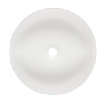 Umyvadlo na desku SAT Infinitio 39x39 cm mat bez otvoru pro baterii SATINF3939M SATINF3939M