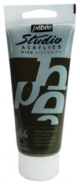 Akrylová barva Pébéo Studio Acrylic 100 ml - 064 umbra přírodní
