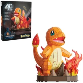 SPIN MASTER 4D Build Stavebnice Pokémon Charmander