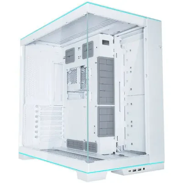 Rozbaleno - Lian Li O11D EVO RGB bílá / E-ATX / ATX / micro-ATX / mini-ITX / 2x USB-A 3.0 + USB-C / bez zdroje / rozbaleno (O11DERGBW.rozbaleno)