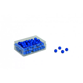 Moyo Montessori Moyo Montessori 100 ks modrých korálků