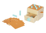 Mamido Montessori Matematický Box XXL 46ks Geometrické Tvary Barvy Čísla