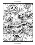 Horror Halloween, antistresové omalovánky, Robert Benbow