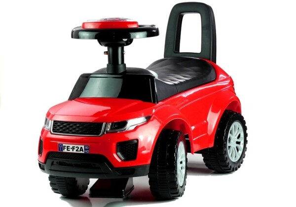 Mamido Dětské odrážedlo auto Range Rover style červené Gumová kola