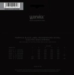 Warwick Black Label Nickel-Plated Steel 4 Medium .045-.105