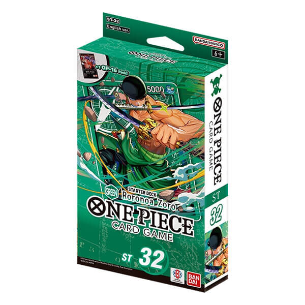 One Piece Card Game - Starter Deck GREEN Roronoa Zoro ST-32 - EN