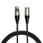 Cascha Advanced Line Mic Cable Black 15m