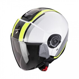 Moto přilba Scorpion Exo-City II Vel bílo/fluo žlutá - L