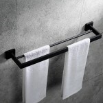 REA - Koupelnový věšák Black ERLO 02 REA-06908