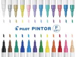 PILOT Pintor Extra Fine akrylový popisovač 0,5-0,7mm - černý