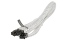 Seasonic 12VHPWR PCIe 5.0 Adapter pro napájení grafických karet / bílý oplet (12VHPWR cable W)