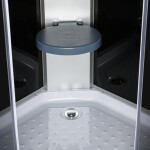 KERRA - Sprchový kout Evora 90 (černý) 5907548118837