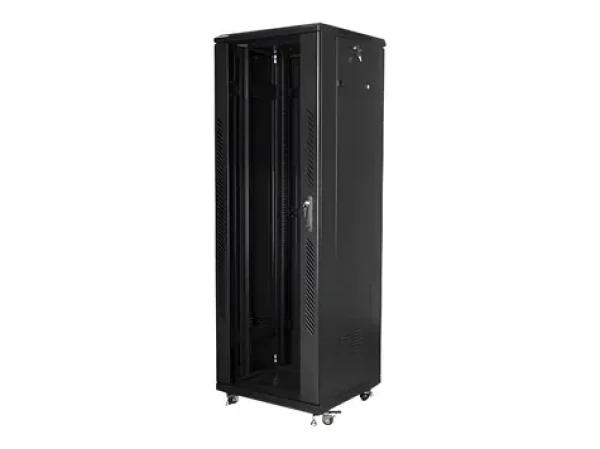 Lanberg 19" rozvaděč černý / Stojanový rozvaděč / 37U / 600 x 600 mm / rozebíratelný (FF01-6637-12B)