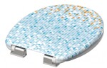 Schütte MOSAIK BLAU-ORANGE | Duroplast, Soft Close 9002560799265