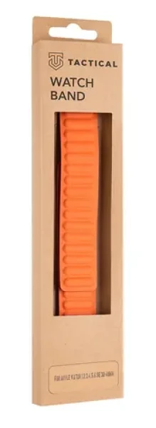 Tactical 731 Loop Kožený Řemínek pro Watch 38 40mm oranžová (8596311138676)