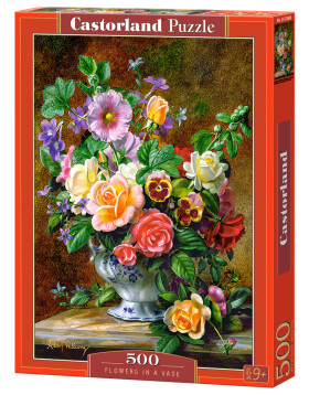 Puzzle Castorland 500 dílků - Květiny ve váze