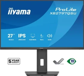 27" IIYAMA ProLite XB2797QSU-B1 černá / LED / IPS / 2560 x 1440 / 16:9 / 1 ms / 1000:1 / 350cd-m2 / VESA (XB2797QSU-B1)